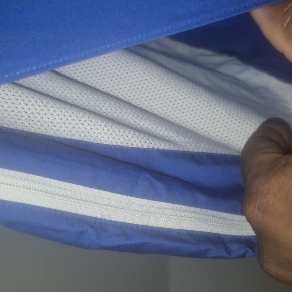 Nike Men’s Half Zip Pullover Windbreaker Blue Pocket Lightweight Mens Medium - Picture 9 of 9